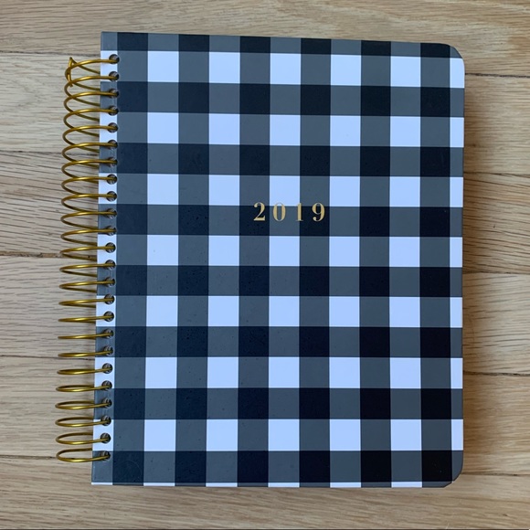 2019 gingham planner